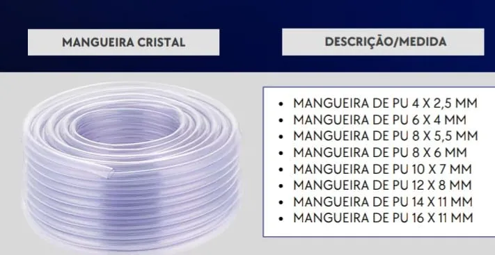 Mangueira PU (Cristal) - miniatura 3
